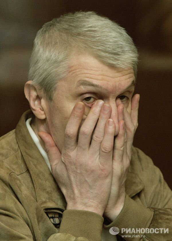 Платон Лебедев дает показания в Хамовническом суде города Москвы