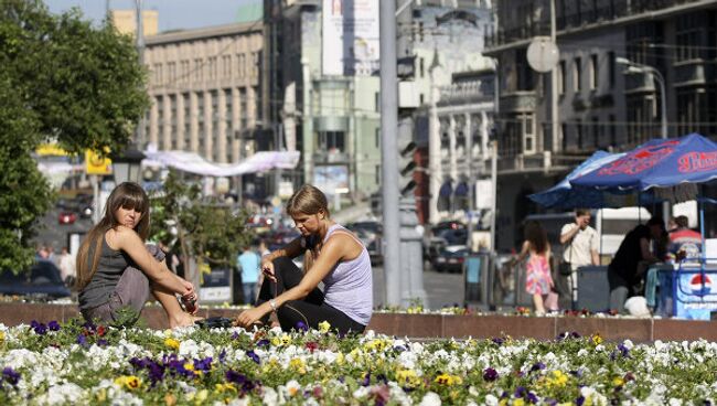 Жара в Москве