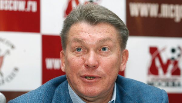 Главный тренер Москвы Олег Блохин