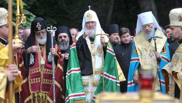 Святейший Патриарх Московский и Всея Руси Кирилл на Украине