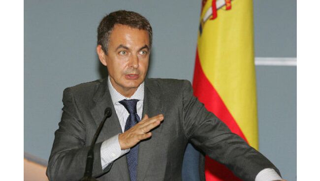 Премьер-министр Испании Хосе Луис Родригес Сапатеро. Архив