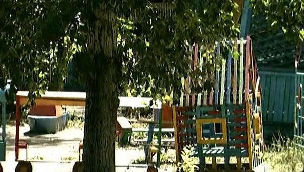 Кадр из видео взрыва в детском саду Комсомольска-на-Амуре