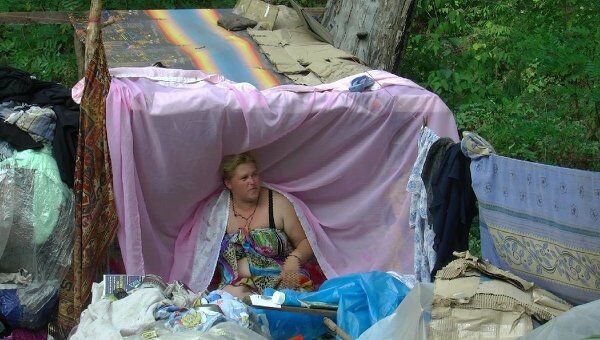 Бездомная семья из Воронежа