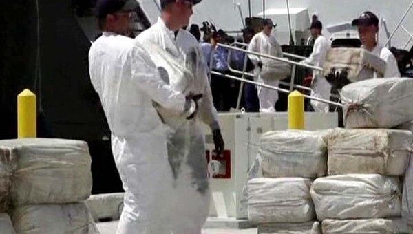 Подлодку с 7,5 тоннами кокаина подняли со дна Карибского моря