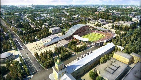Проект стадиона в Ярославле. Архив