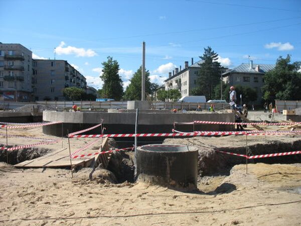 Реконструкция фонтана в Ораниенбауме