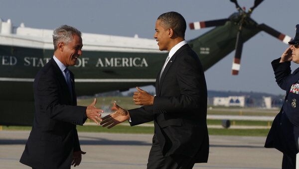Президент США Барак Обама прибыл в Чикаго