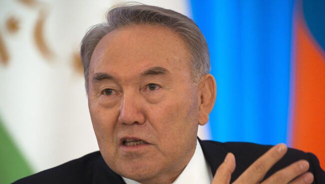 Президент Казахстана Нурсултан Назарбаев. Архив