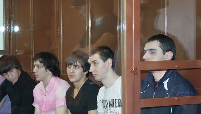 Слушания по делу А.Черкесова, обвиняемого в убийстве Егора Свиридова в Мосгорсуде