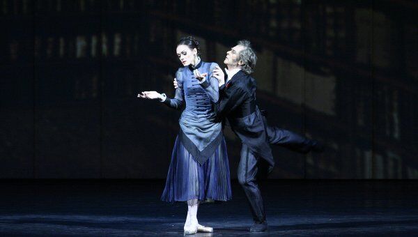 Сергей Бережной и Ульяна Лопаткина в сцене из балета Анна Каренина 