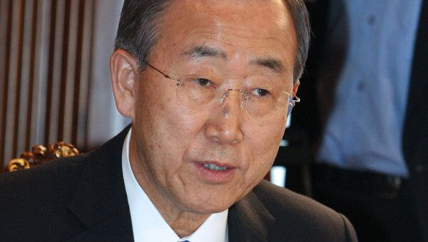 Генсек ООН Пан Ги Мун. Архивное фото