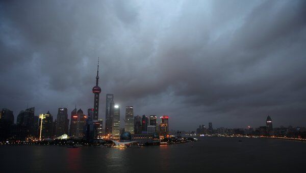 Тайфун Муйфа в Шанхае