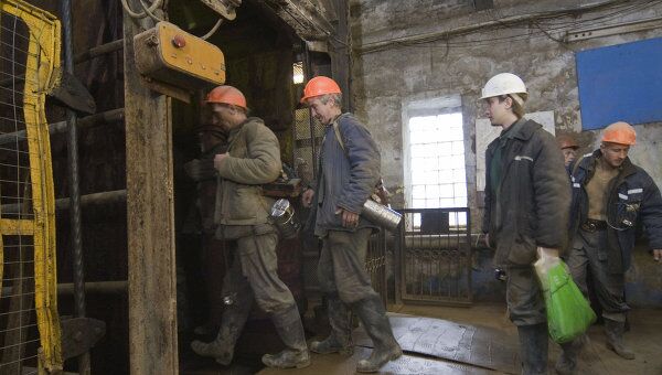 Работа шахтеров. Архивное фото