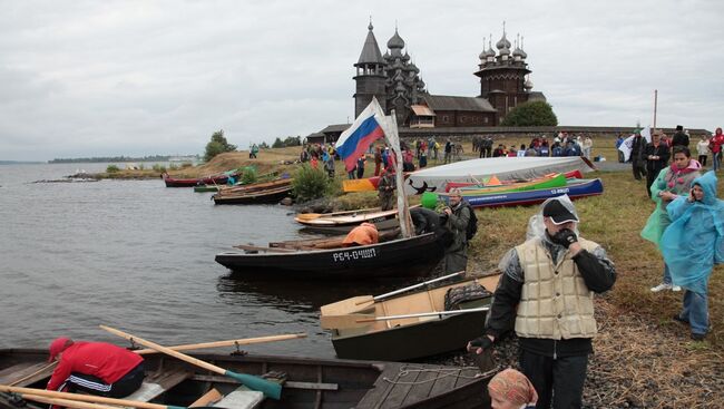 Кижская регата. Архивное фото