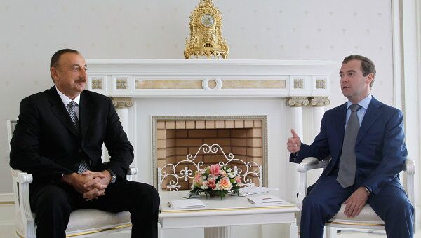 Встреча Дмитрия Медведева и Ильхама Алиева в Сочи