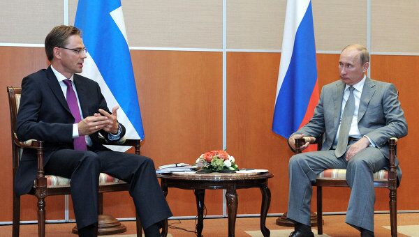 Встреча Владимира Путина и Юрки Катайнена в Сочи