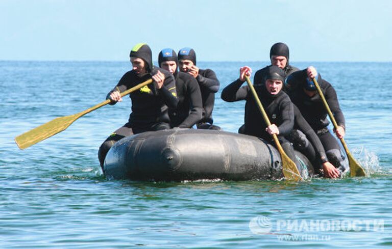 Учебно-методические сборы водолазов-взрывников внутренних войск МВД России в учебном морском центре Северобайкальска