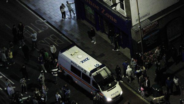 Полиция Великобритании на улицах Лондона после погромов 