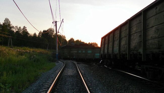 Столкновение грузовых поездов в Челябинской области