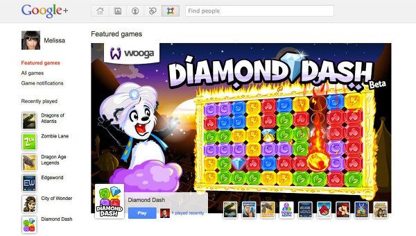Google добавила игры в сервис социальной сети Google+