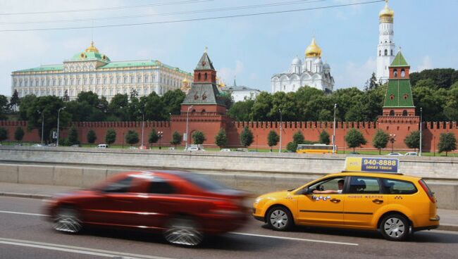 Такси в Москве. Архив