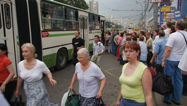 Общественный транспорт в Москве. Архив