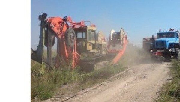 Авария на нефтепродуктопроводе Транснефти в районе деревни Марьино Рязанской области