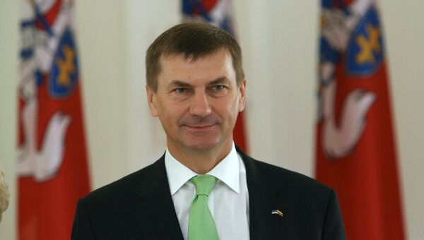 Премьер-министр Эстонии Андрус Ансип, архивное фото