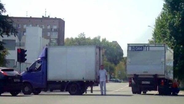 Два фургона столкнулись на юго-востоке Москвы