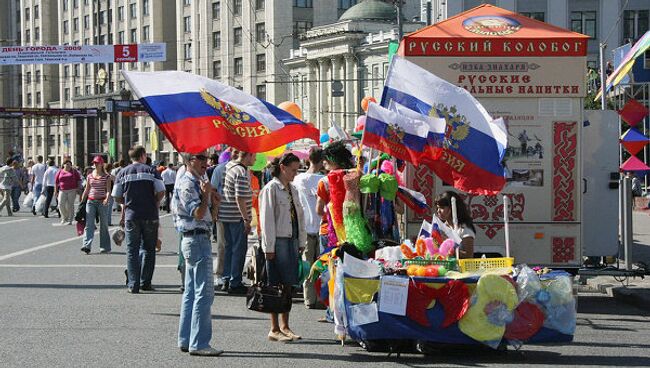 В День города Москвы на Тверской улице 