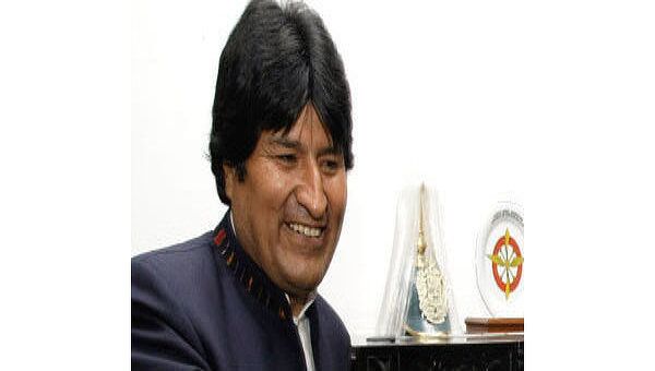 Президент Боливии Эво Моралес. Архив.