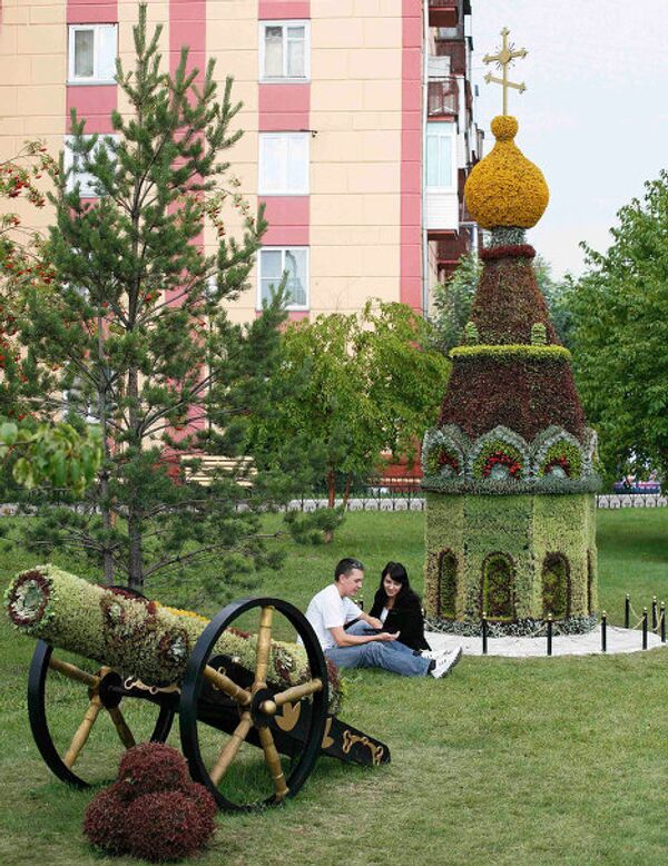Модель православной часовни в Красноярске