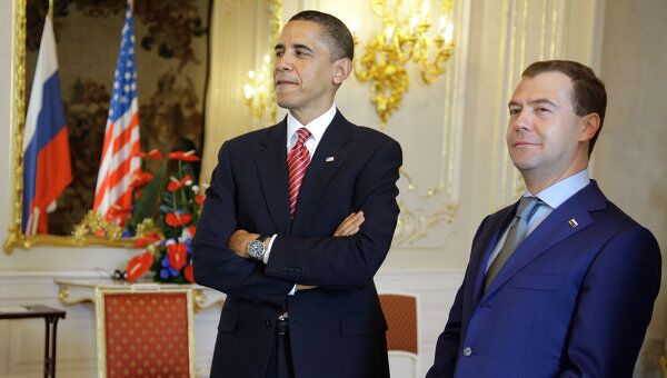 Переговоры Дмитрия Медведева и Барака Обамы. Архив