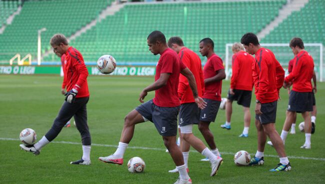 Тренировка ФК Спартак