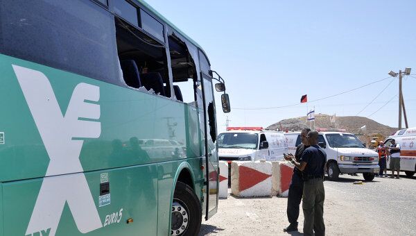 Обстрел автобуса в Израиле