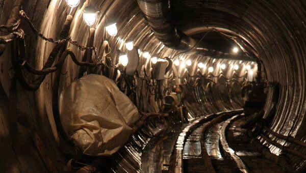Подземный коллектор в Москве. Архивное фото