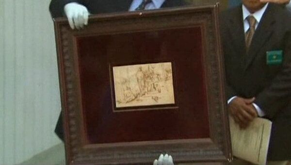 Украденный рисунок Рембрандта полиция США нашла в церкви  