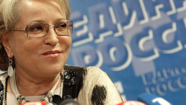 Матвиенко победила на муниципальных выборах в Санкт-Петербурге