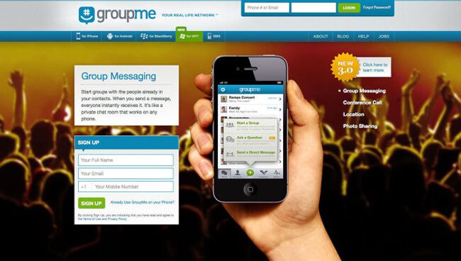 Сервис GroupMe