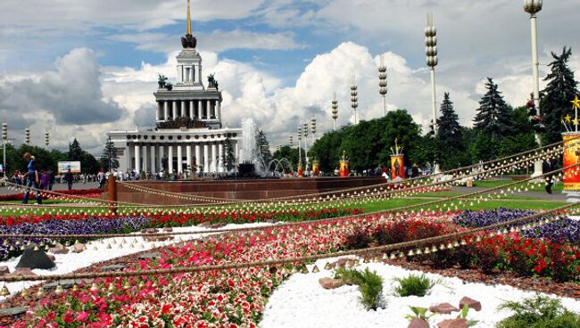 Цветники в Москве. Архив