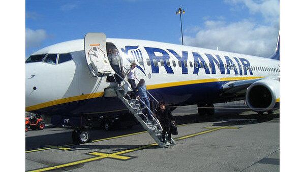Самолет авиакомпании Ryanair, архивное фото