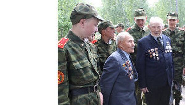 Ветераны ВОВ встретились с курсантами кадетского корпуса в Омске