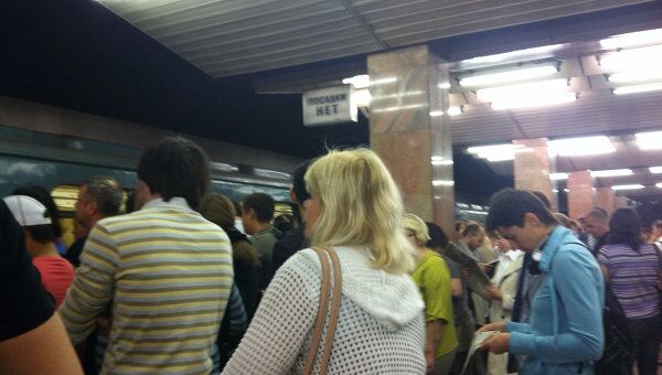 Сбой в движении на Люблинской ветке метро в Москве