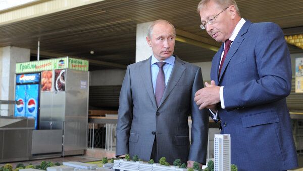 Премьер-министр РФ В.Путин посетил государственного строительного университета (МГСУ)