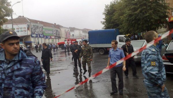 Теракт у центрального рынка во Владикавказе 