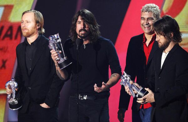 Группа Foo Fighters на вручении наград MTV Video Music Awards