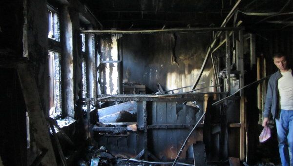 Детский магазин на юге Москвы полностью выгорел до приезда пожарных