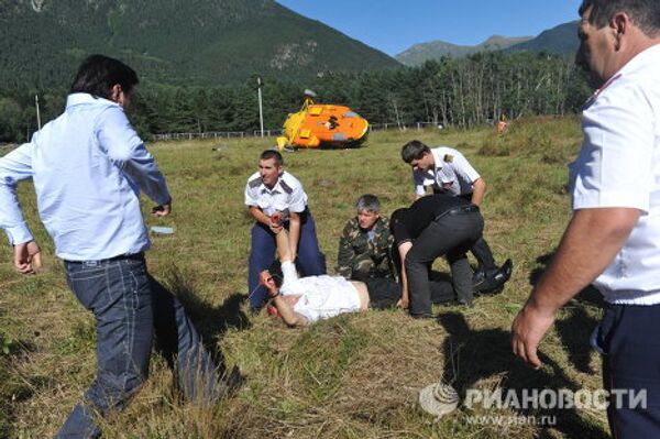 Крушение вертолета Ми-8 в Карачаево-Черкесии