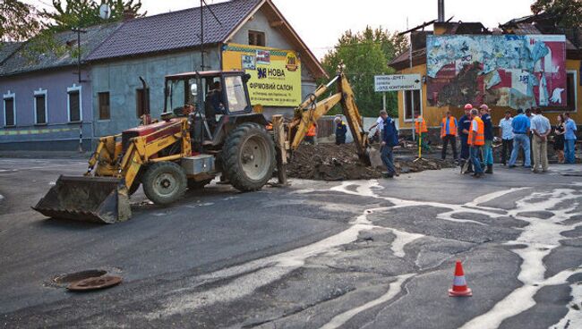 Авария в городе Ужгород