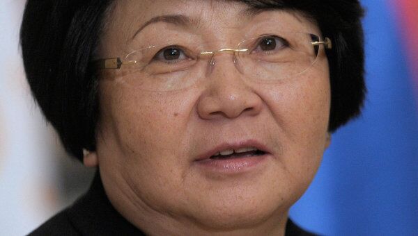 Президент Киргизии Роза Отунбаева. Архив